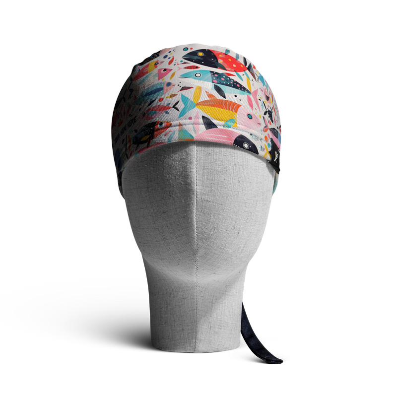 The "Aquarium" Semi-Custom Skull Cap Front
