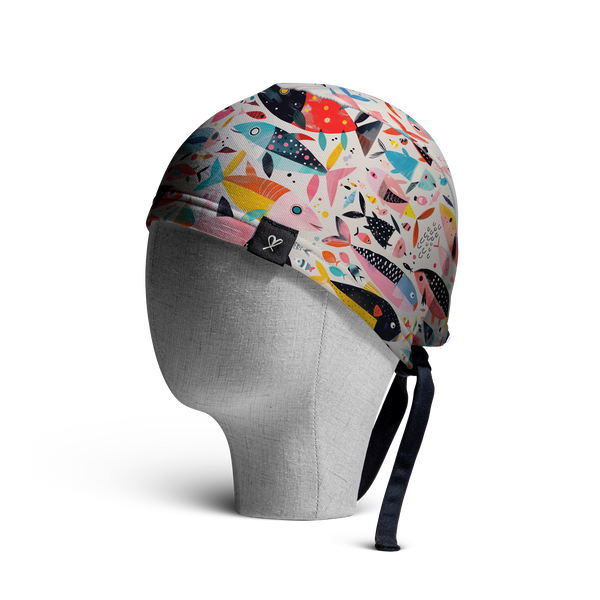 The "Aquarium" Semi-Custom Skull Cap Side B