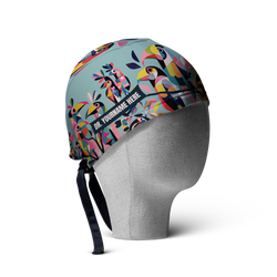 The "Feathers" Semi-Custom Skull Cap Side
