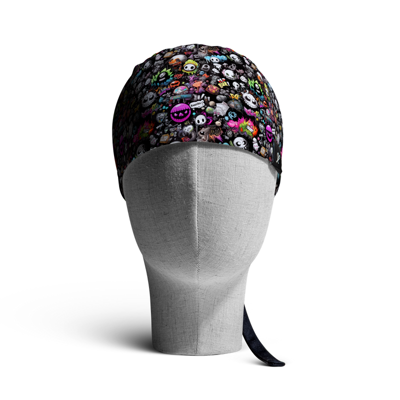 WooCaps Creepiz Skull Cap Front