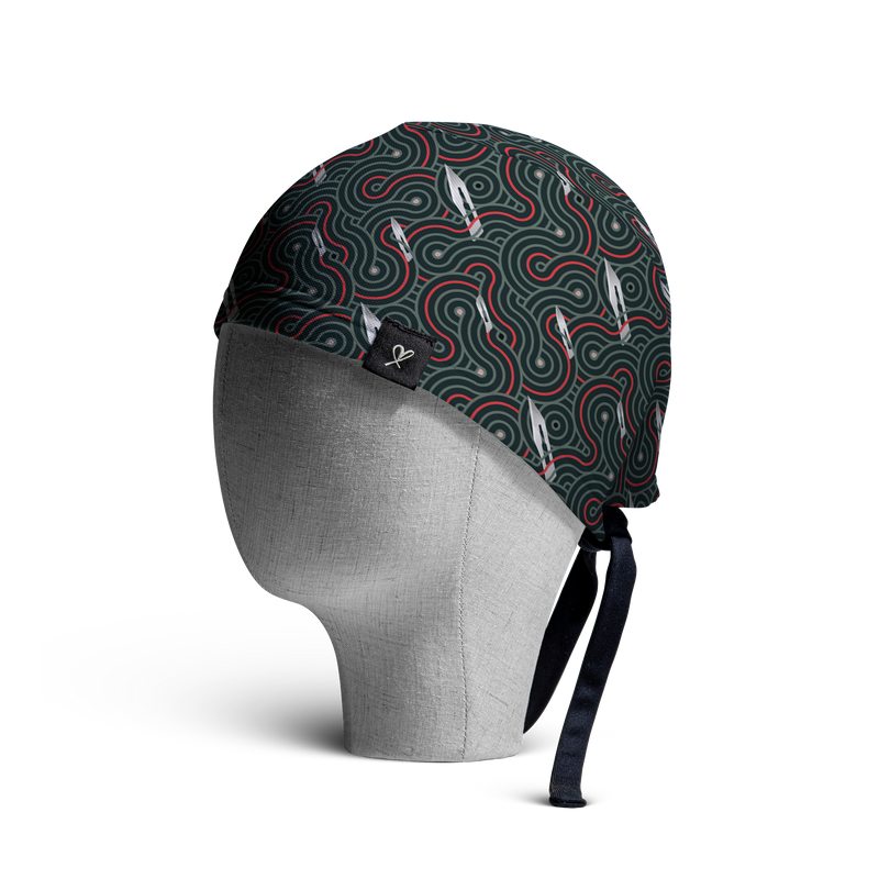 WooCaps 10 Blade skull cap side