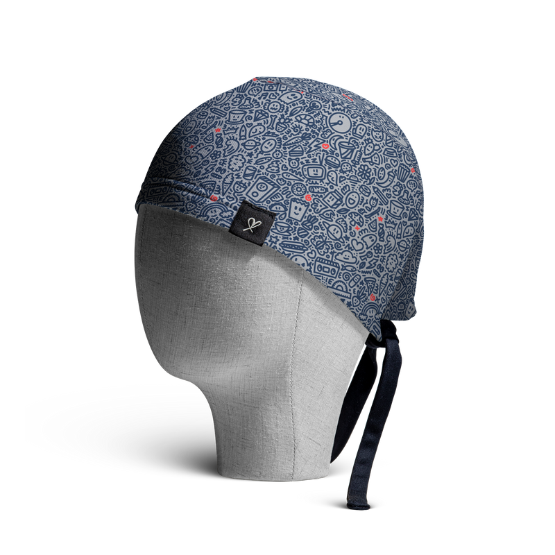 WooCaps In a Meeting skull cap side