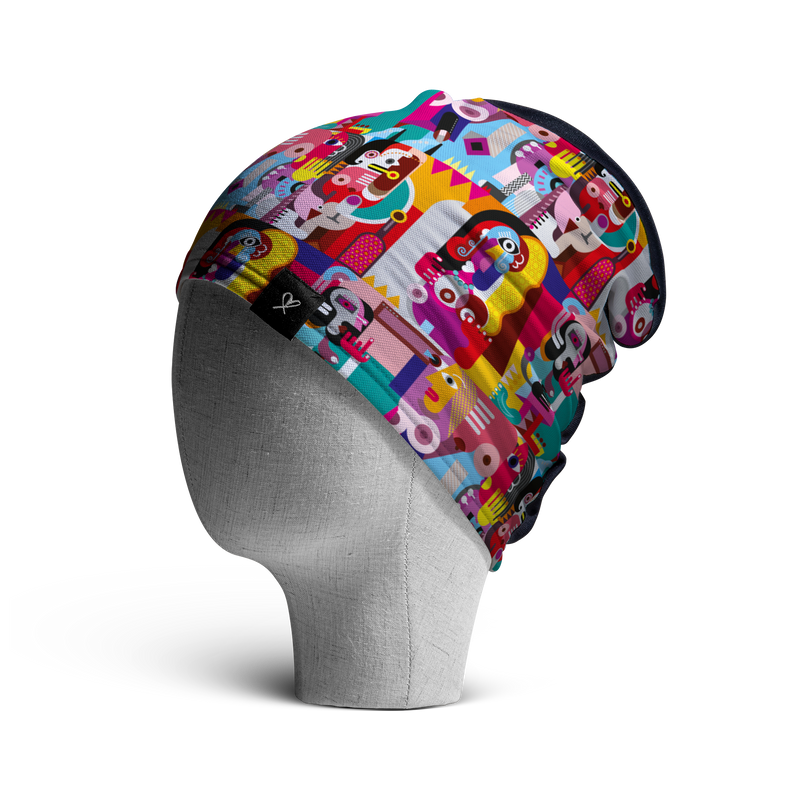 The "Mujeres" WooCap Loose Beanie Side