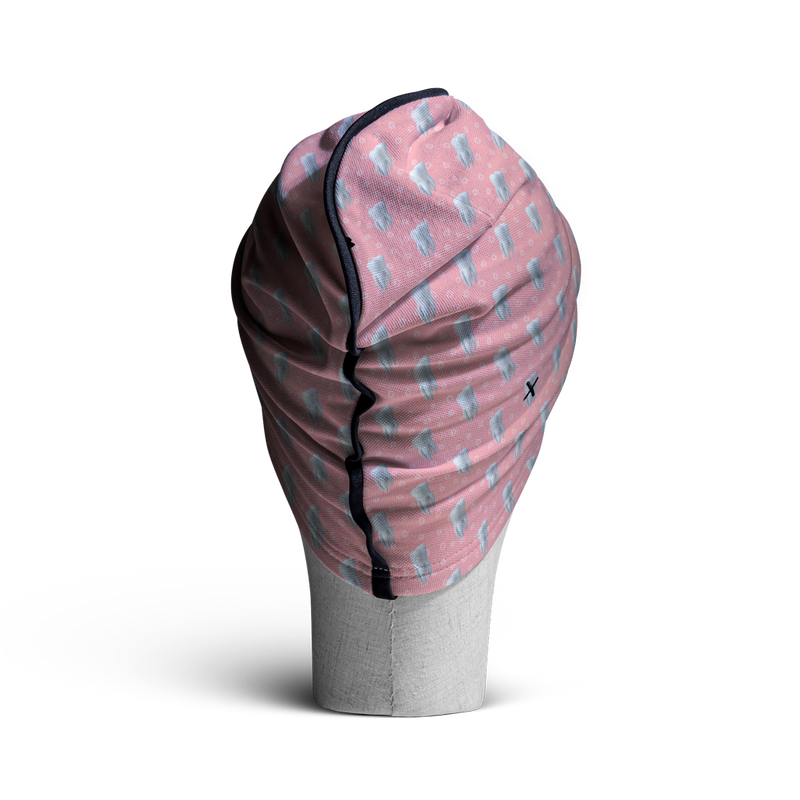 WooCaps Tic Tac Toe Loose Beanie Rear View