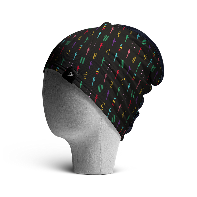 WooCaps Keyholes Loose Beanie Side View