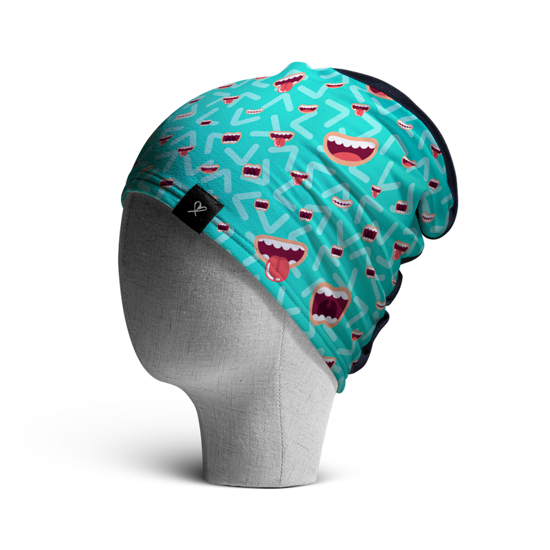 WooCaps Say Cheese Loose Beanie Side View