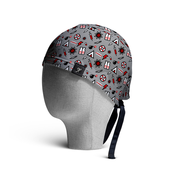 The "Front Line" WooCaps x MSF Skull Cap Side