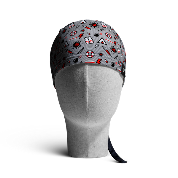 The "Front Line" WooCaps x MSF Skull Cap Front