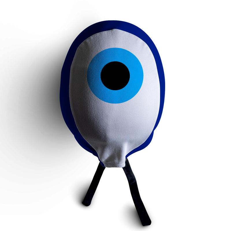 WooCaps Evil Eye Scrub Cap Top View