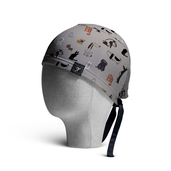 WooCaps Friends Scrub Cap Side View