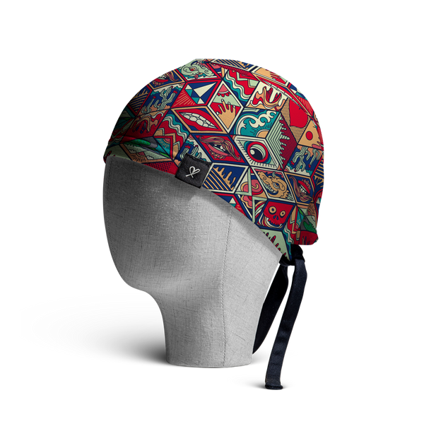 WooCaps Magic Boxes Scrub Cap Side View