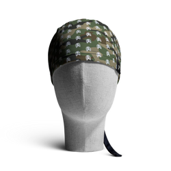 WooCaps Ten Hut Scrub Cap Front View